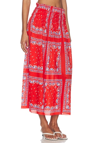 The Great The Canary Skirt in Red