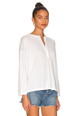 The Great Shrunken Henley in White