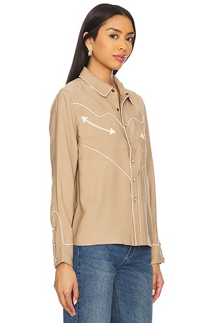The Great The Western Shirt in Neutral