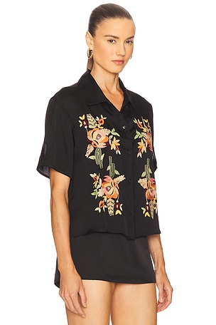 The Great Tavern Button Up in Black