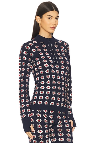 The Great Merino Quarter Zip in Navy