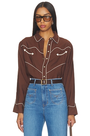 The Great The Western Shirt in Brown