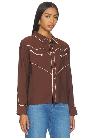 The Great The Western Shirt in Brown