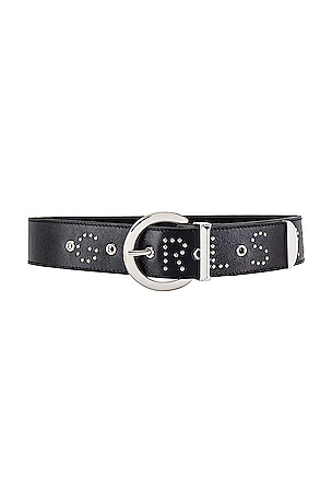 GRLFRND Girls Leather Belt in Black | REVOLVE display picture 2