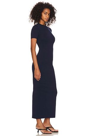 GRLFRND Florrie Knit Maxi Dress in Navy