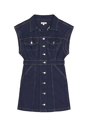 Celeste Denim Vest Dress GRLFRND