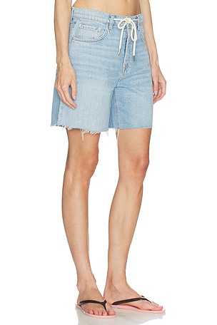 GRLFRND Bella Cut Off Drawstring in Blue