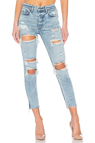 GRLFRND Karolina High-Rise Skinny Jean in Rumi REVOLVE