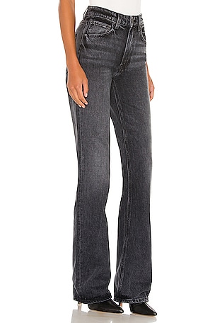 GRLFRND Melanie High Rise Boot Cut in Black