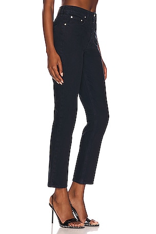 GRLFRND SKINNY TAILLE HAUTE KAROLINA in Denim-Dark
