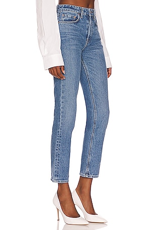 GRLFRND SKINNY TAILLE HAUTE KAROLINA in Denim-Medium