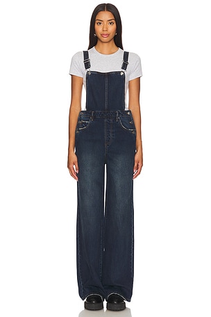 Sadie Wide Leg Overalls GRLFRND