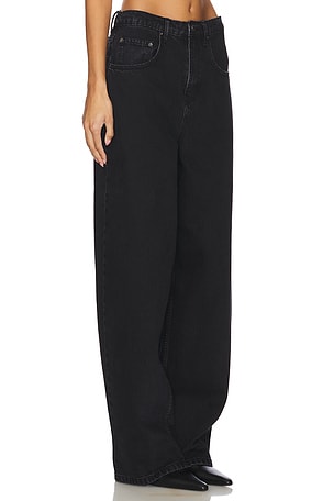 GRLFRND Enya Drop Rise Jeans in Black