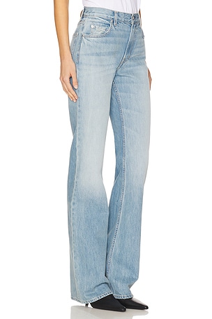 GRLFRND Danie Mid Rise Boot Jeans in Blue