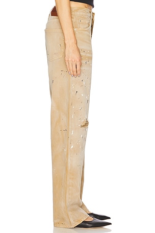 GRLFRND Bella Low Rise Boyfriend in Tan
