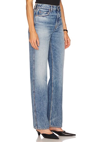 GRLFRND Graham High Rise Straight in Blue