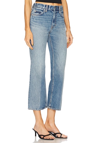 GRLFRND Danie Crop in Blue