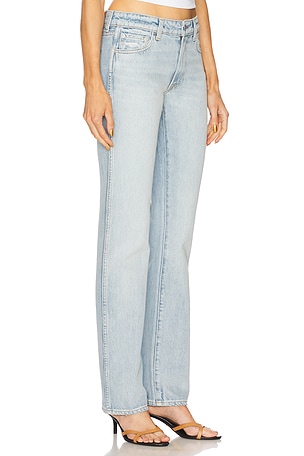 GRLFRND Sara Low Rise Slim in Blue