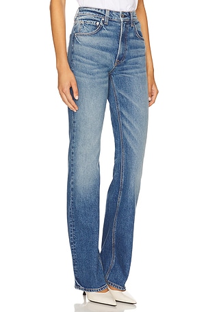 GRLFRND Melanie High Rise Boot in Blue