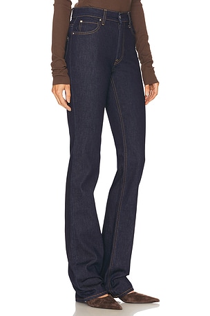 GRLFRND Remy Slim Boot in Blue