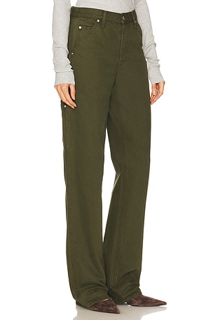 GRLFRND Bella Low Rise Boyfriend Utility in Olive