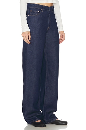 GRLFRND Bella Low Rise Boyfriend in Navy