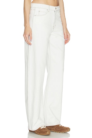 GRLFRND Austen Low Rise Curve in White