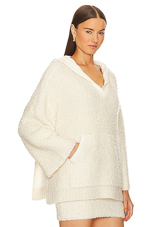 GRLFRND Aldis Boucle Sweater in Ivory