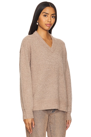 GRLFRND Connie Sweater in Taupe