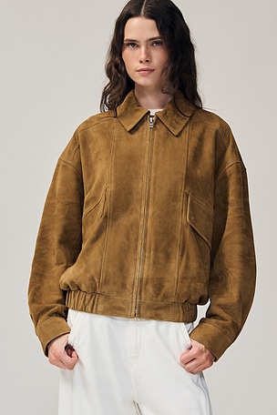 Wren Suede Bomber