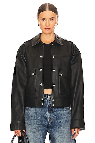 Jayden Leather Jacket GRLFRND