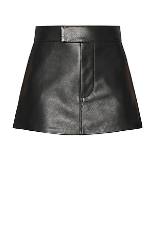 Mini Leather Trouser Skirt GRLFRND