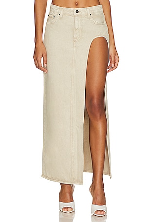 Blanca Maxi Skirt With High SlitGRLFRND$225