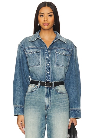 Michaela Denim Shirt GRLFRND