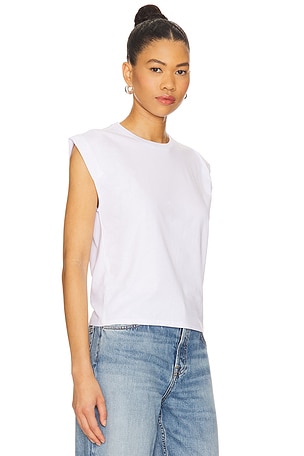 GRLFRND Muscle Tee in White