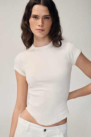 SCOOP HEM BABY TEE Tシャツ GRLFRND