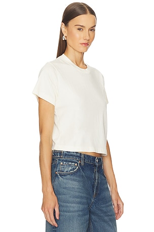 GRLFRND T-SHIRT BOY TEE en BONE en Blanc