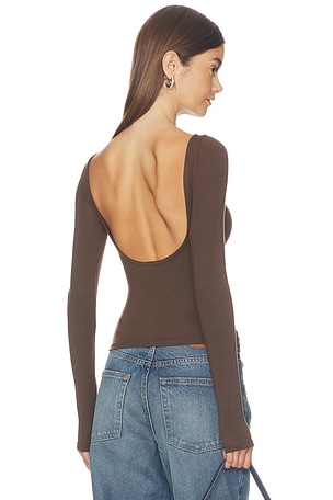 x Sophia Kelly Open-back Long Sleeve Tee GRLFRND