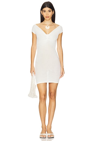 White Viscose Dress George Trochopoulos