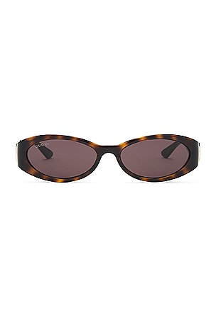 Hailey Oval Sunglasses Gucci