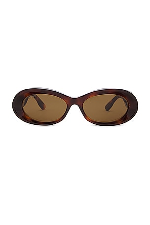 Thickness Oval Sunglasses Gucci
