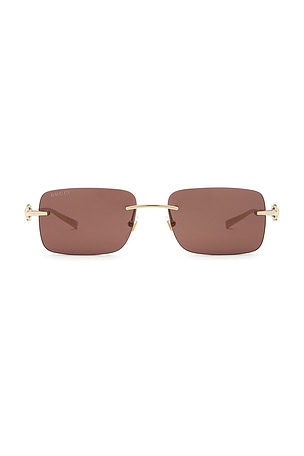 Horsebit Top Bar Sunglasses Gucci