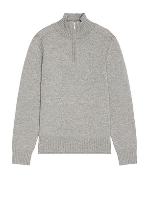 Half Zip Turtleneck Sweater in Cashmere Guest In Residence