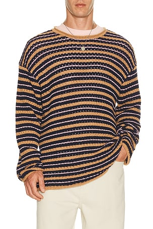 Stripe Island Roll Neck Guest In Residence