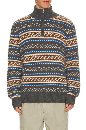 Fairisle Half Zip Guest In Residence