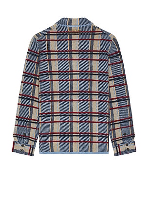 Guest In Residence Plaid Work Shirt in Blue