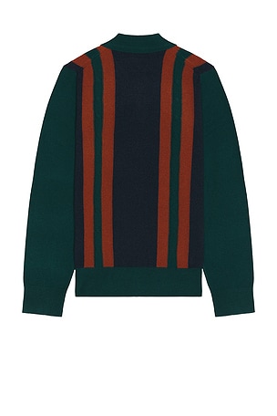 Guest In Residence Cable Plaza Shirt in Dark Green