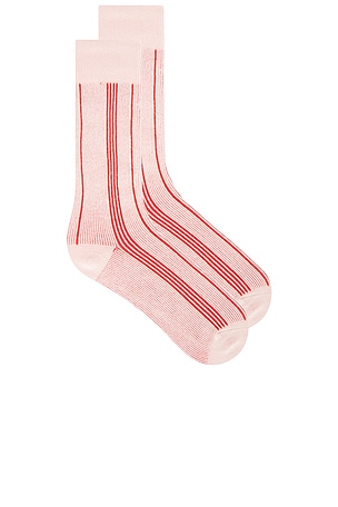 Vertical Stripe Socks Guest In Residence