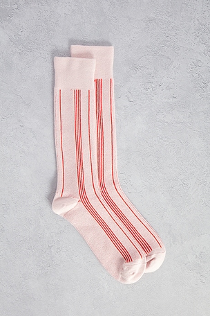 Vertical Stripe Socks Guest In Residence