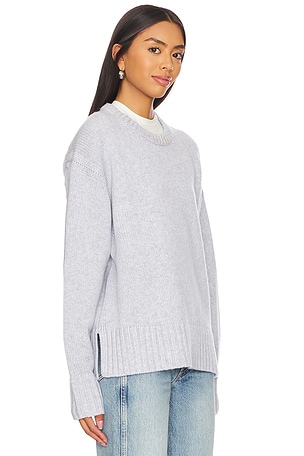 Guest In Residence Cozy Crew Cashmere Sweater in Grey